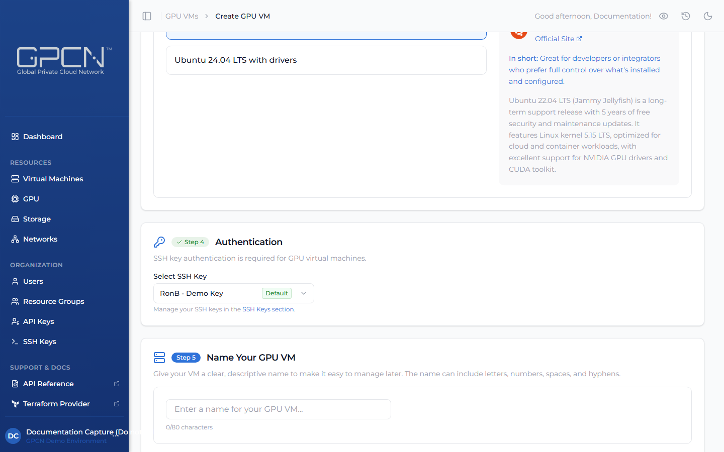Step 4: Authentication