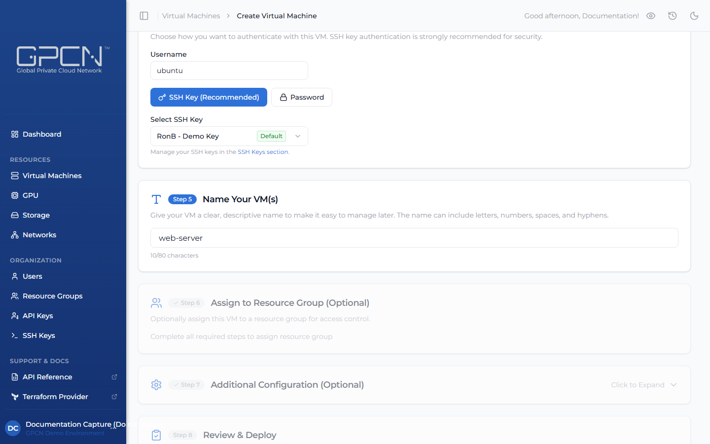 Step 5: Name Your VM(s)